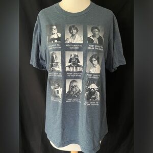 Star Wars Original Gray T-Shirt Size Medium